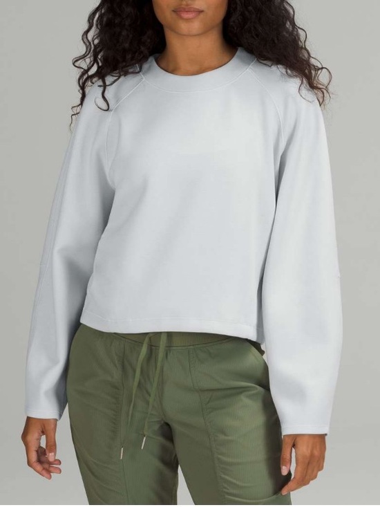 lululemon athletica Tops - Lululemon AirWrap Modal Crew Long Sleeve Top, Alpine White, Size 16